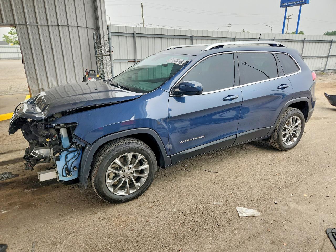 2021 Jeep Cherokee — Front End — aukcja Copart in - fort wayne - 1