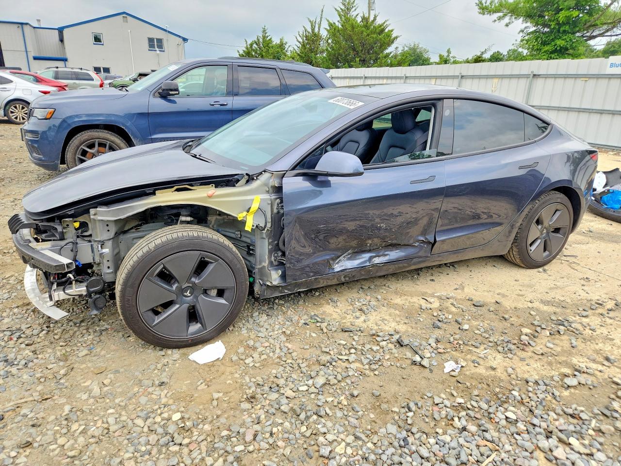 2021 Tesla Model 3 — Front End — aukcja Copart nj - trenton - 1