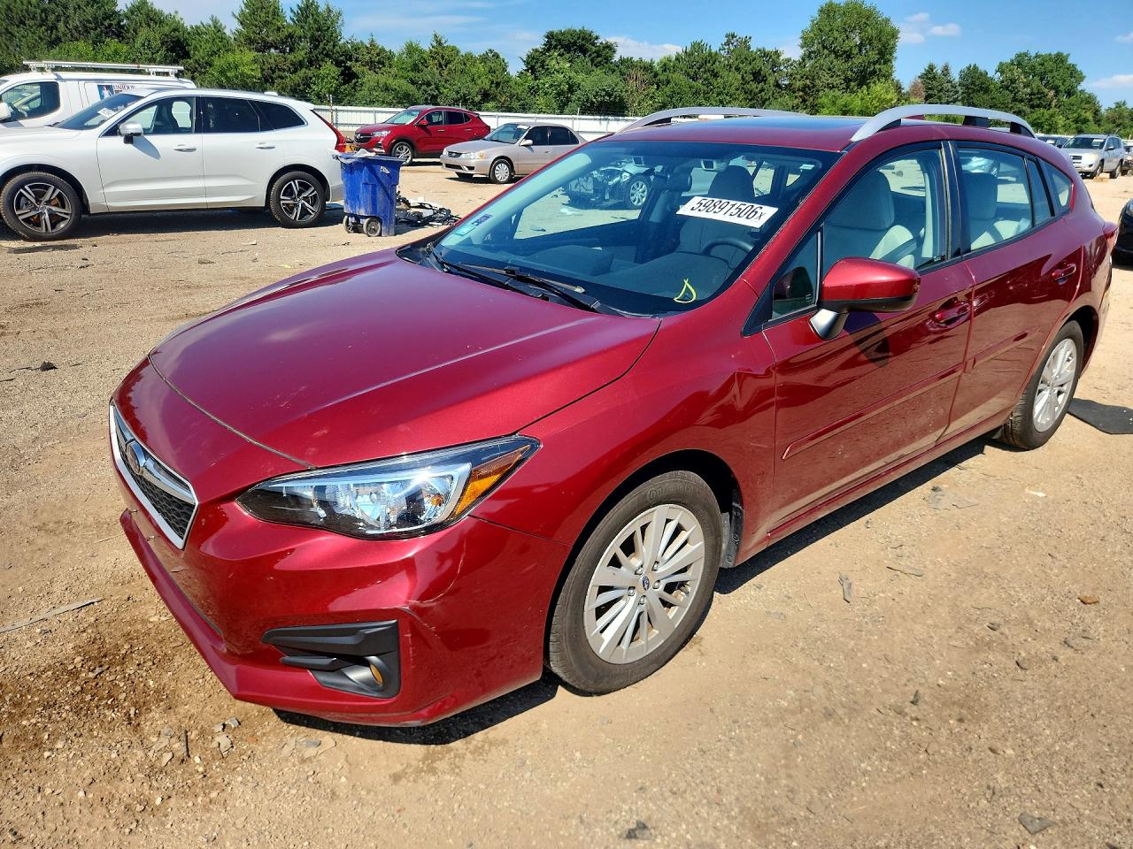 2017 Subaru Impreza — Front End — aukcja Copart il - chicago north - 1