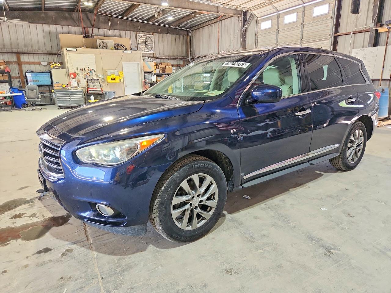 2015 Infiniti QX60 — Front End — aukcja Copart sprin, 1619 s golden ave, springfield mo 65807 - 1