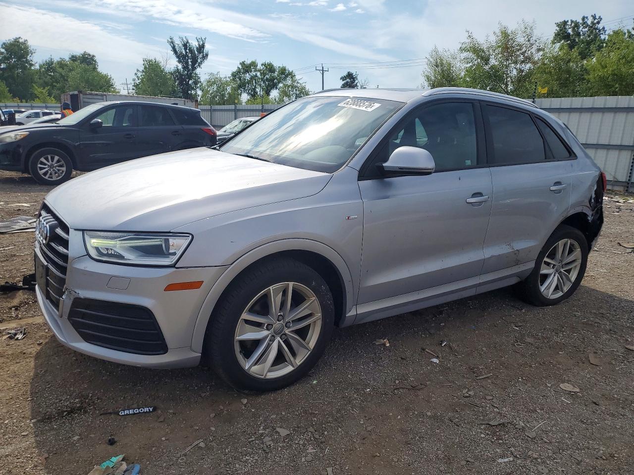 2018 Audi Q3 — Rear End — aukcja Copart il - chicago south - 1