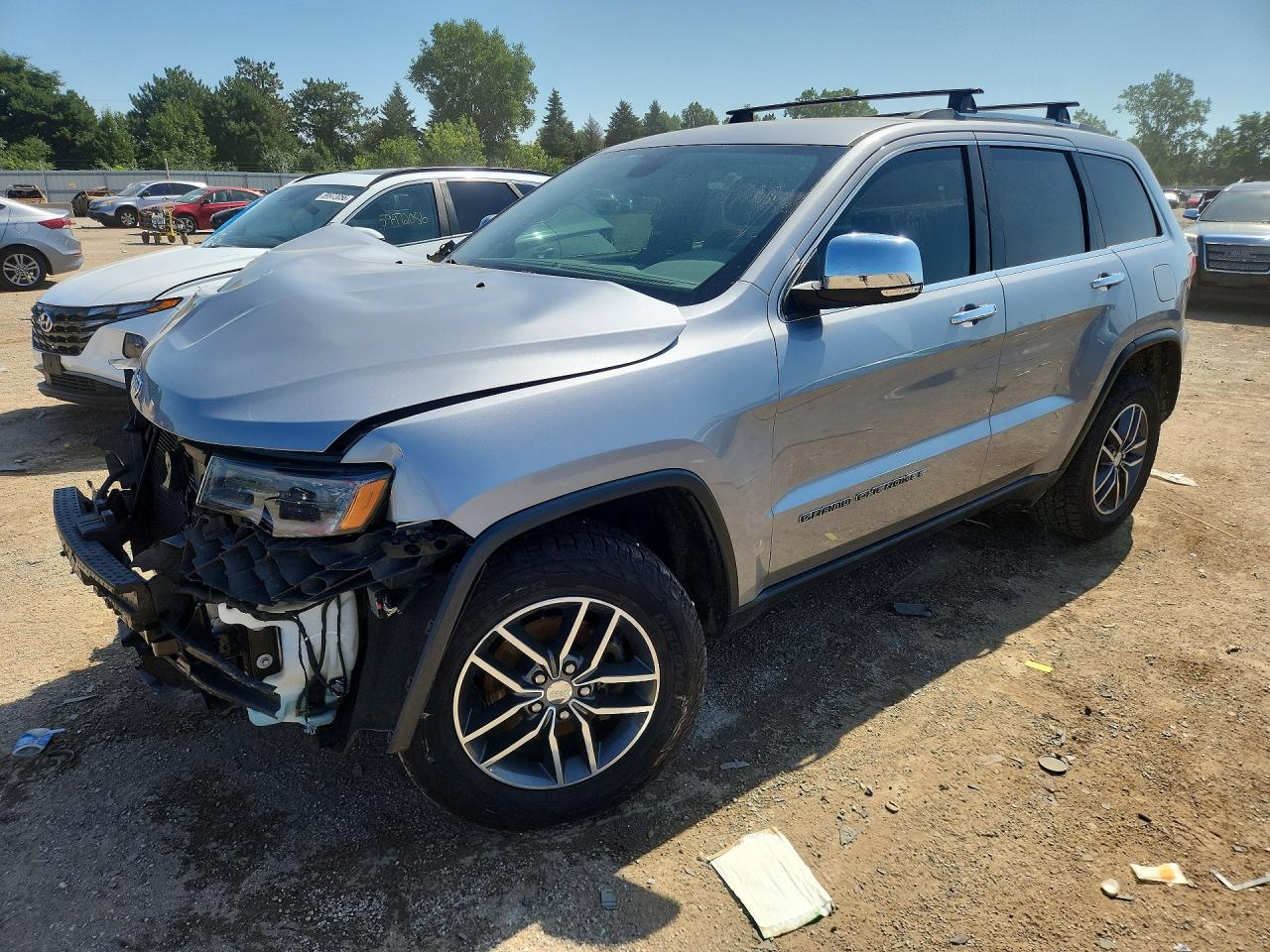 2018 Jeep Grand Cherokee — Front End — aukcja Copart il - chicago north - 1
