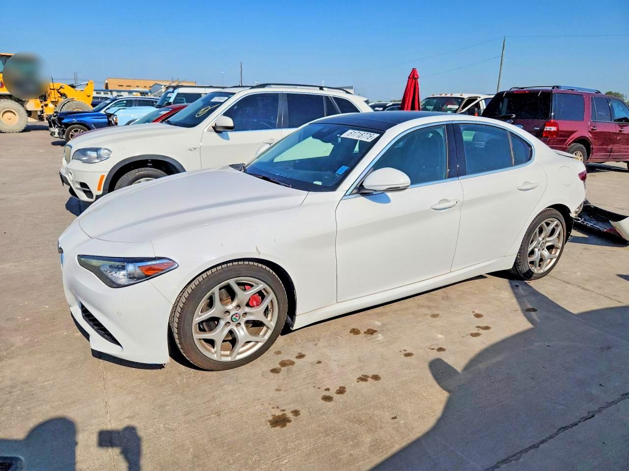 2021 Alfa Romeo Giulia — Rear End — aukcja Copart tx - dallas - 1