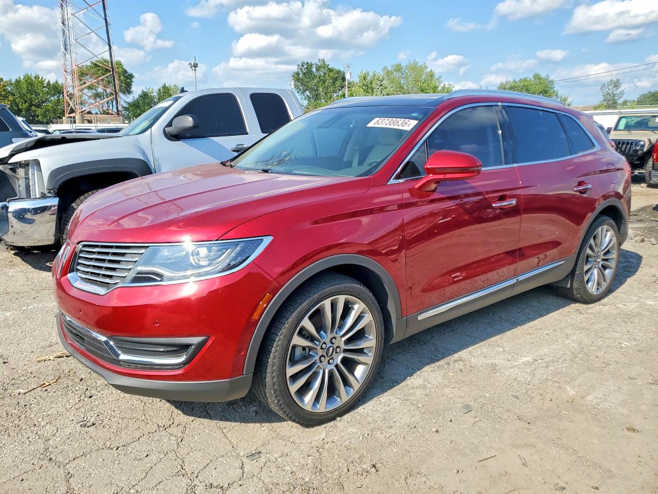 2016 Lincoln MKX — Water/Flood — aukcja Copart in - dyer - 1