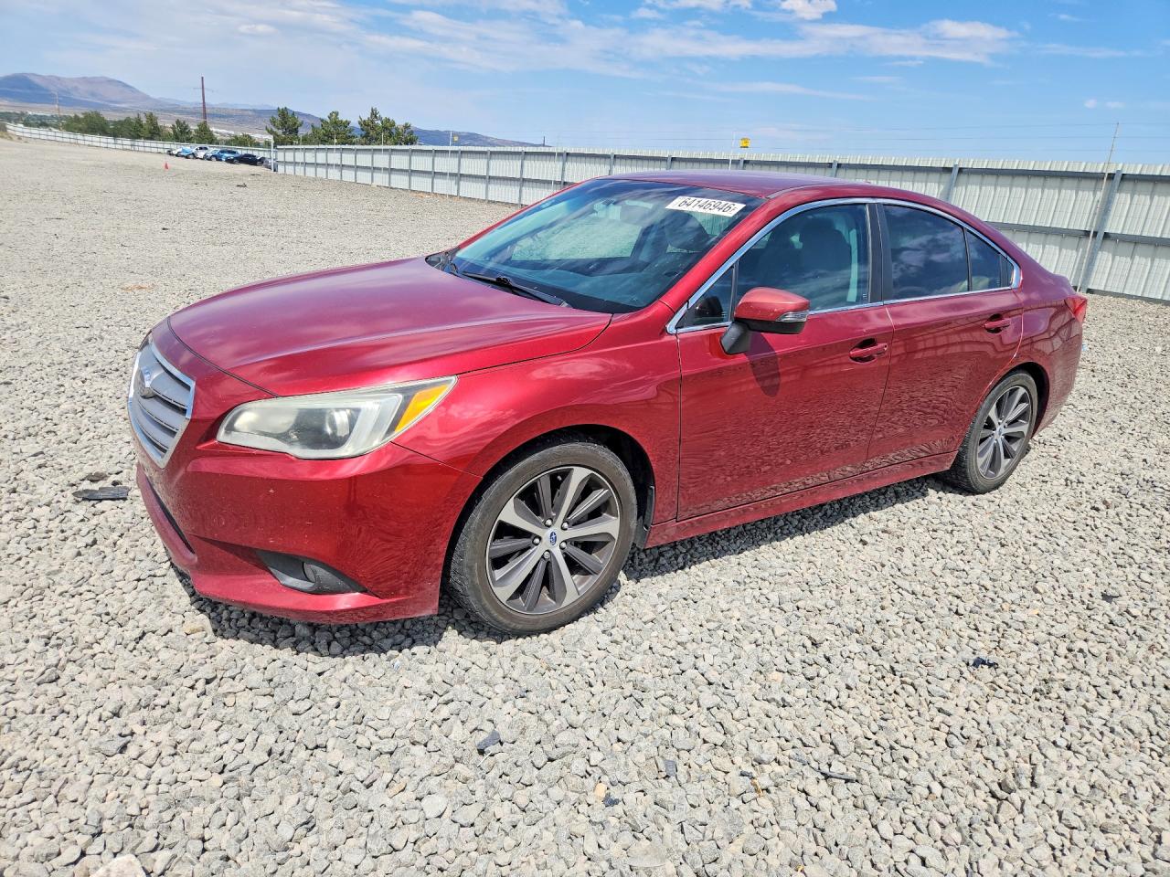 2016 Subaru Legacy — Side — aukcja Copart nv - reno - 1