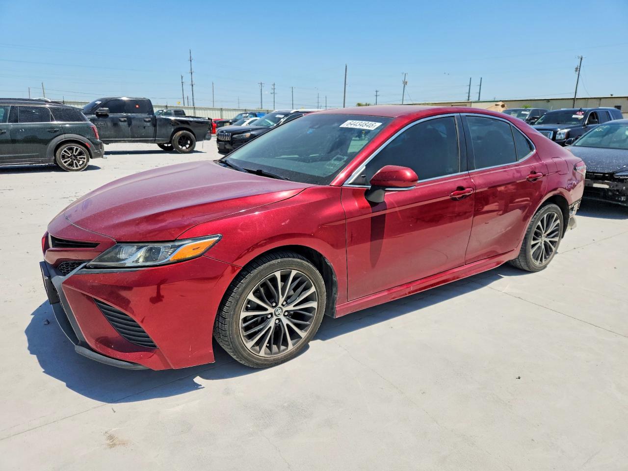 2018 Toyota Camry — Rear End — aukcja Copart tx - ft. worth - 1