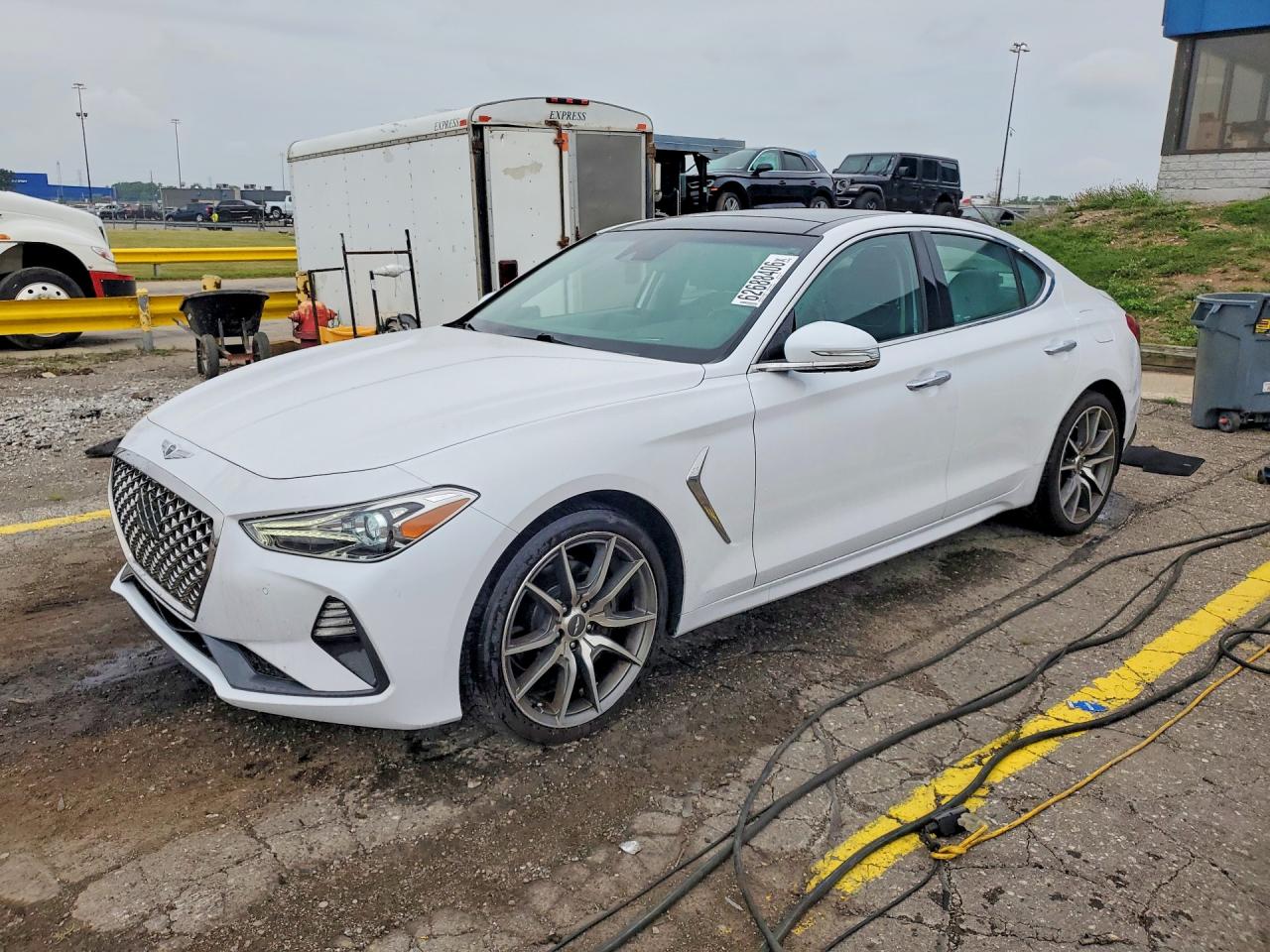 2019 Genesis G70 — Side — aukcja Copart mi - detroit - 1