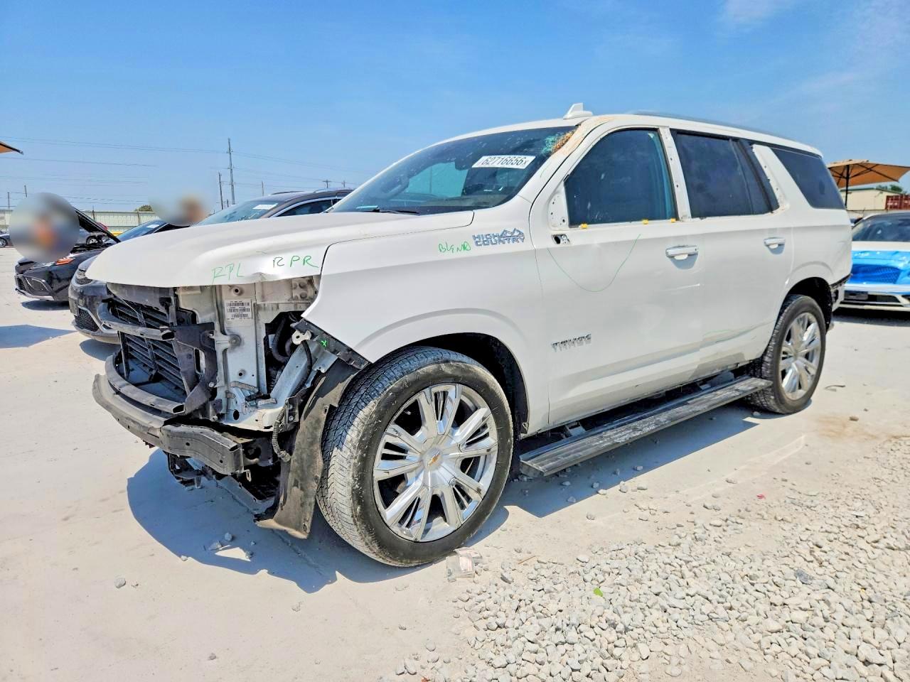 2021 Chevrolet Tahoe — Front End — aukcja Copart tx - ft. worth - 1