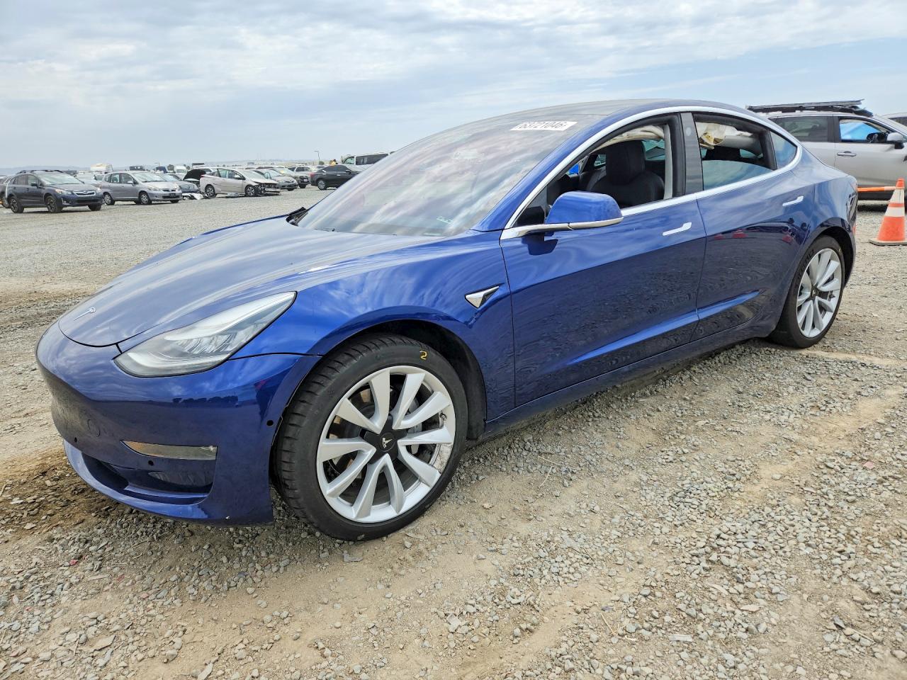 2020 Tesla Model 3 — Front End — aukcja Copart ca - san diego - 1