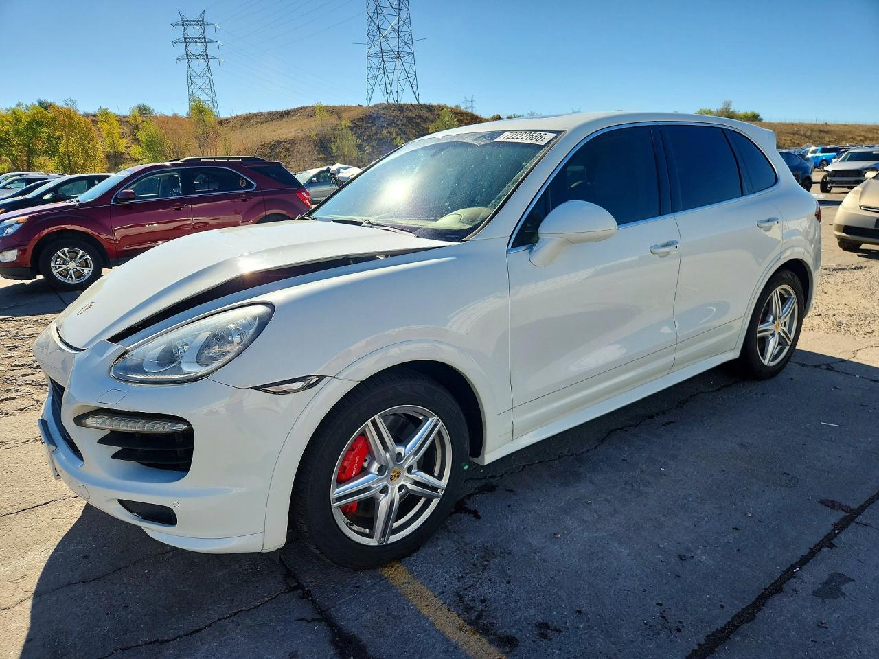 2012 Porsche Cayenne — Front End — aukcja Copart co - denver south - 1