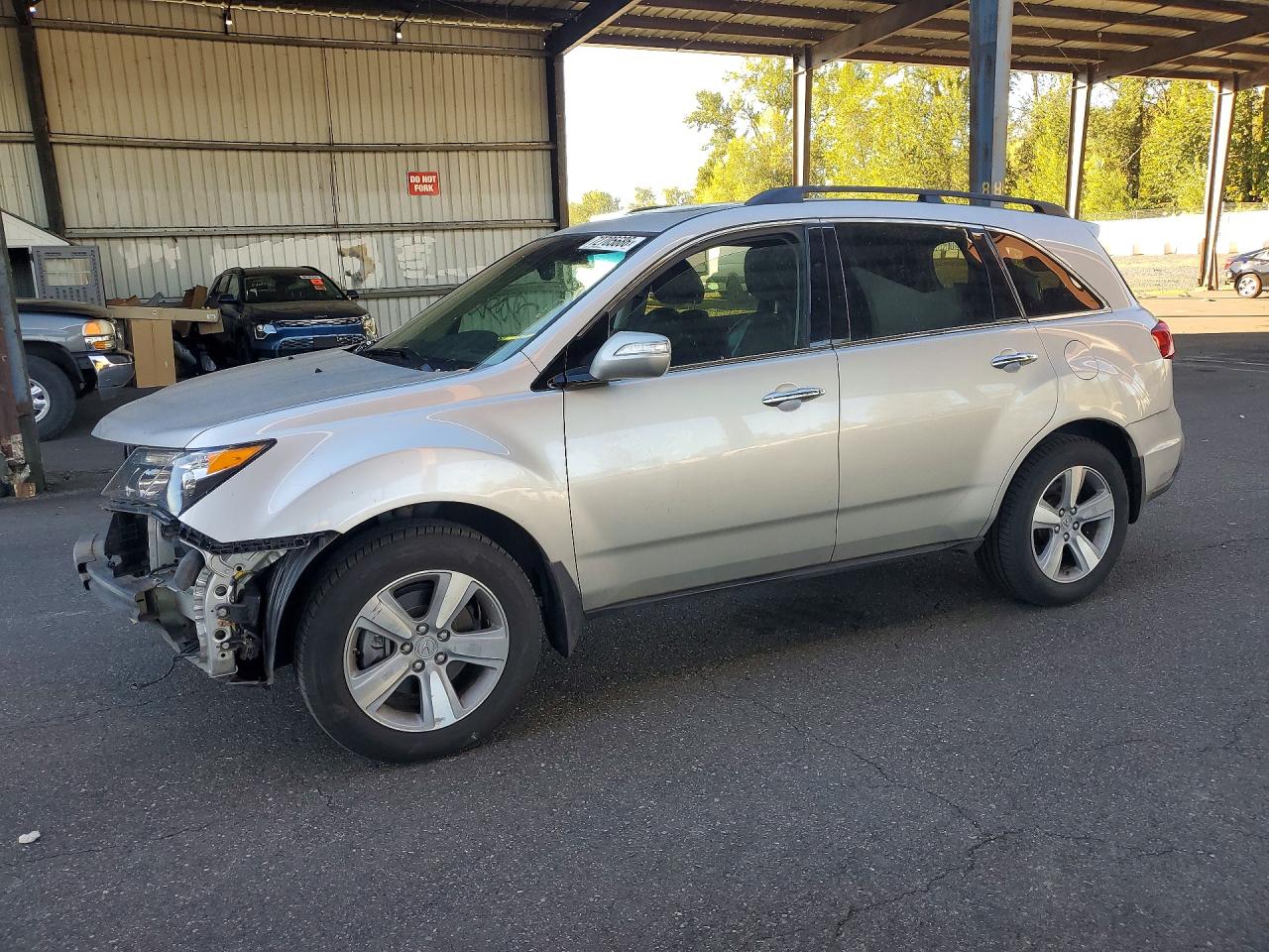 2012 Acura MDX — Front End — aukcja Copart portland sublot, 3841 north columbia boulevard, portland or 97217 - 1