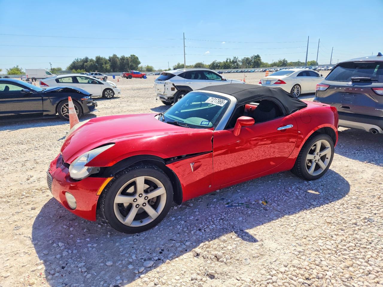 2008 Pontiac Solstice — Front End — aukcja Copart tx - north austin - 1